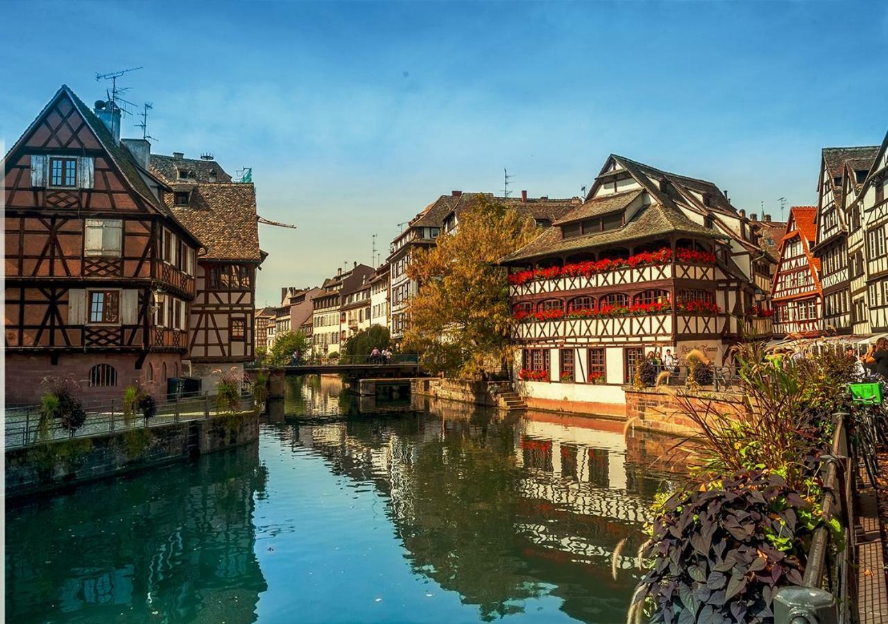 Grand 3 Pieces Stationnement Gratuit Dans La Rue Leilighet Strasbourg Eksteriør bilde