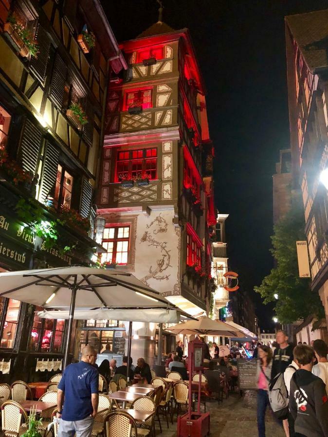 Grand 3 Pieces Stationnement Gratuit Dans La Rue Leilighet Strasbourg Eksteriør bilde
