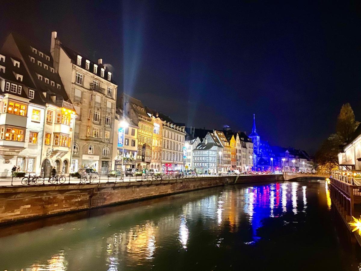 Grand 3 Pieces Stationnement Gratuit Dans La Rue Leilighet Strasbourg Eksteriør bilde